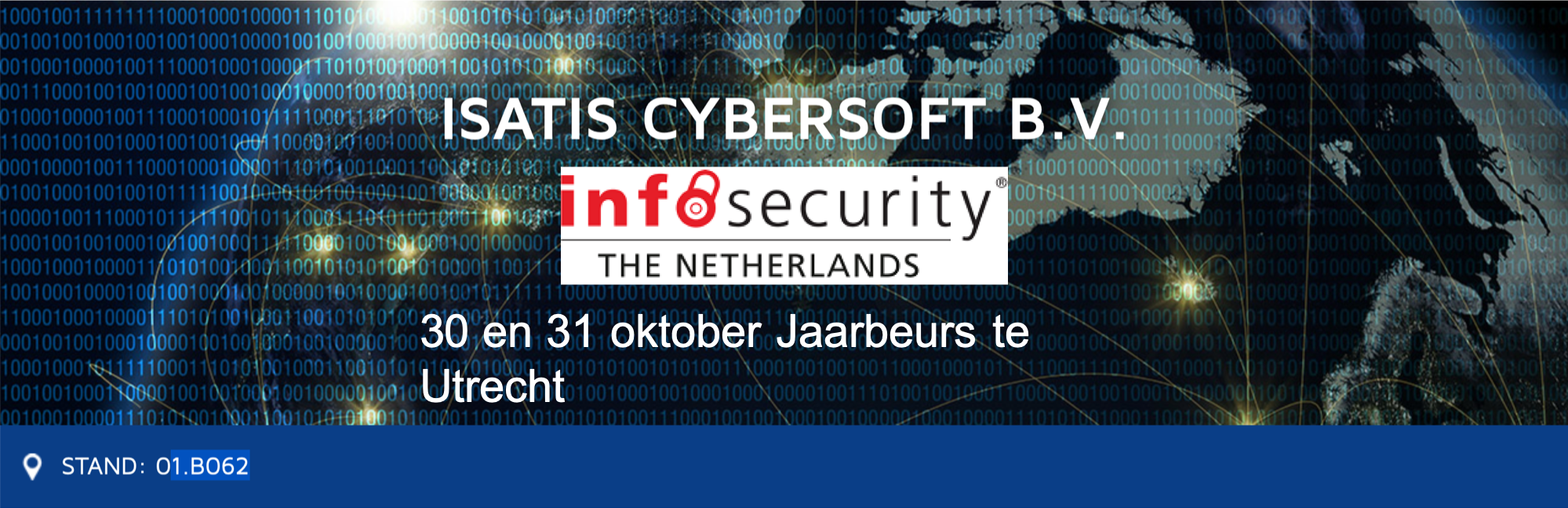 Isatis CyberSoft B.V. op de InfoSecurity Beurs 2019