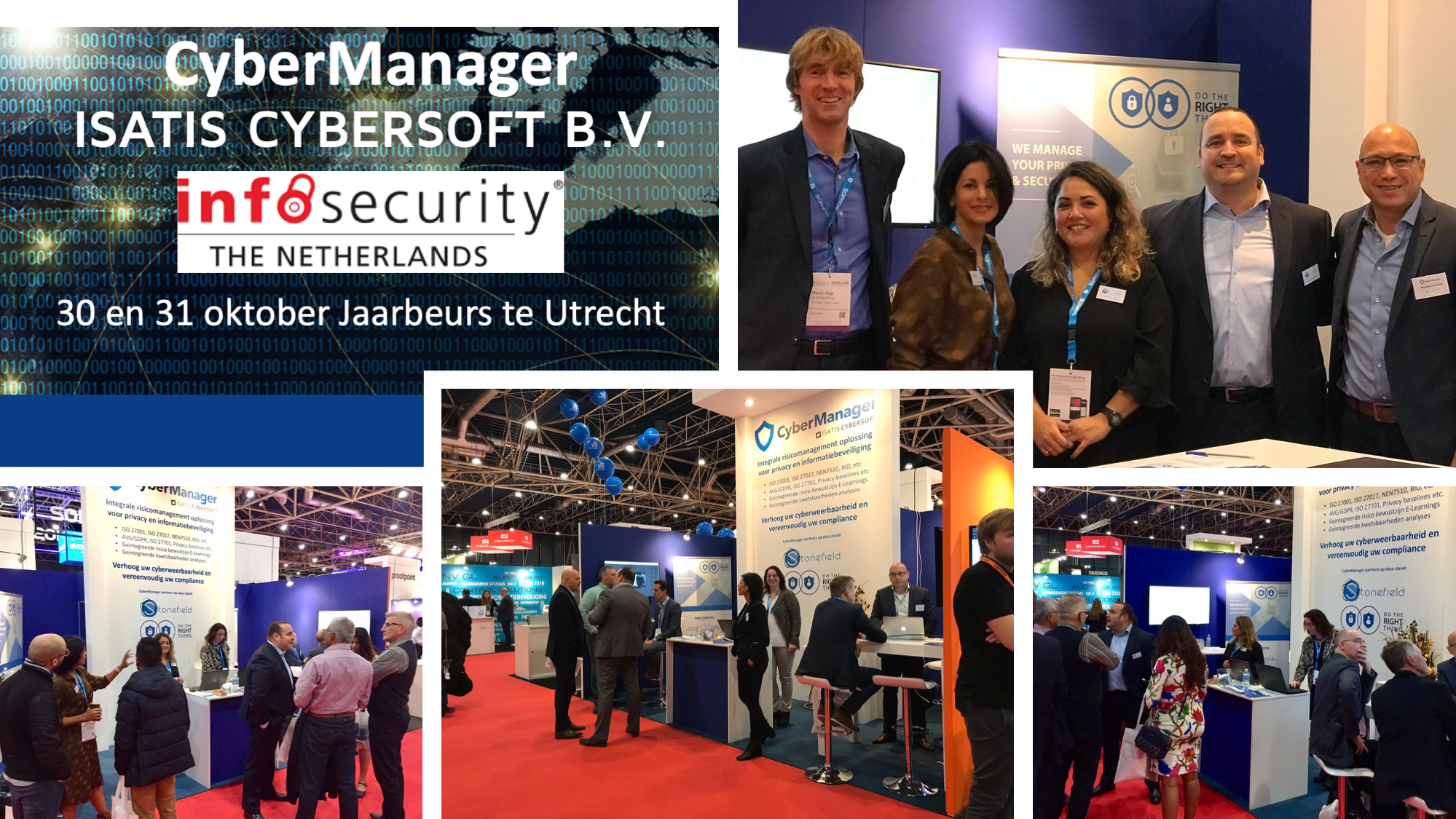 Isatis CyberSoft B.V. met de CyberManager op de InfoSecurity Beurs 2019