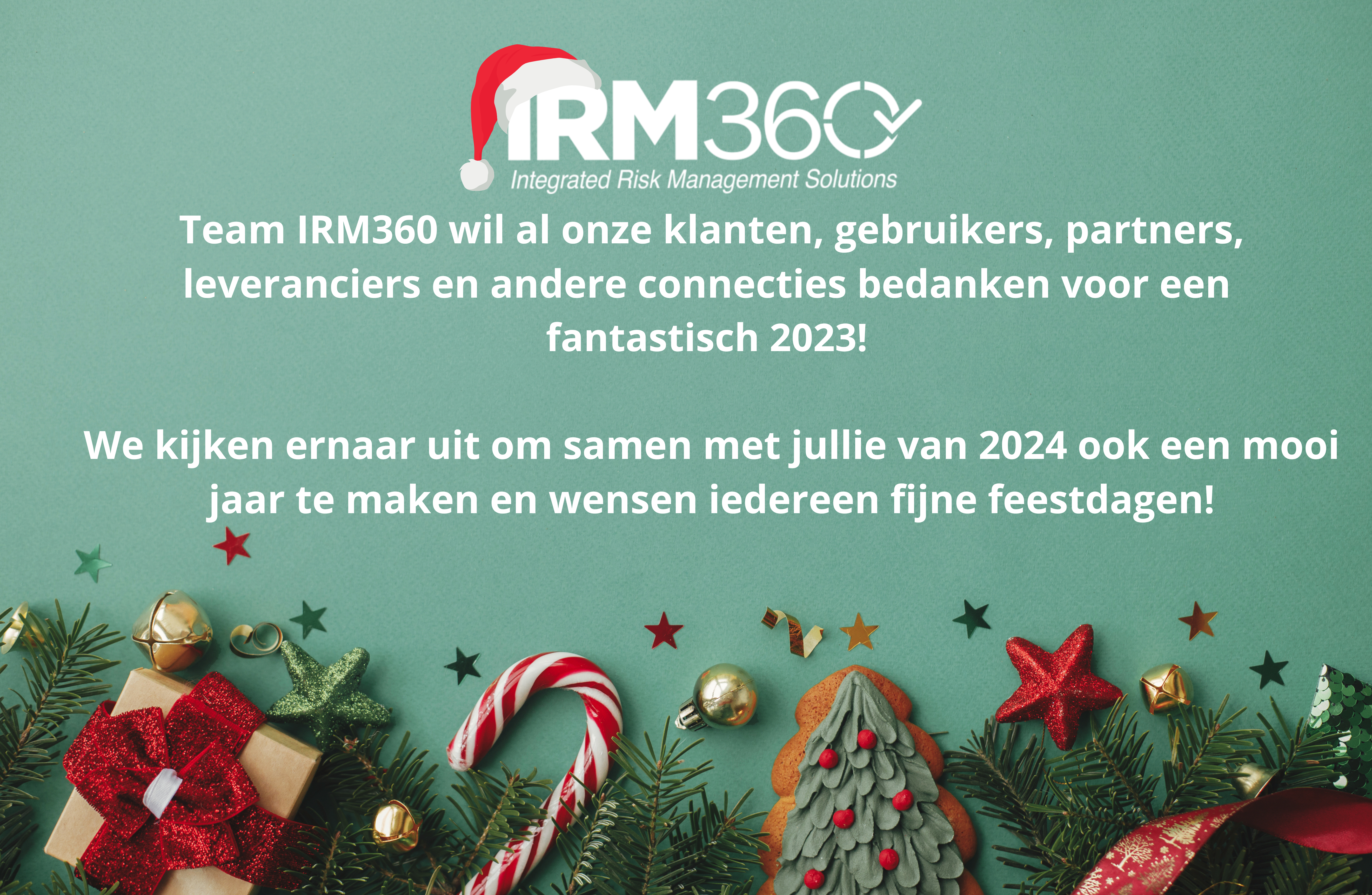 IRM360 wenst iedereen een Fijne Kerst en een Gelukkig Nieuwjaar!