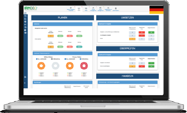 Duitse taal beschikbaar in IRM360 Software