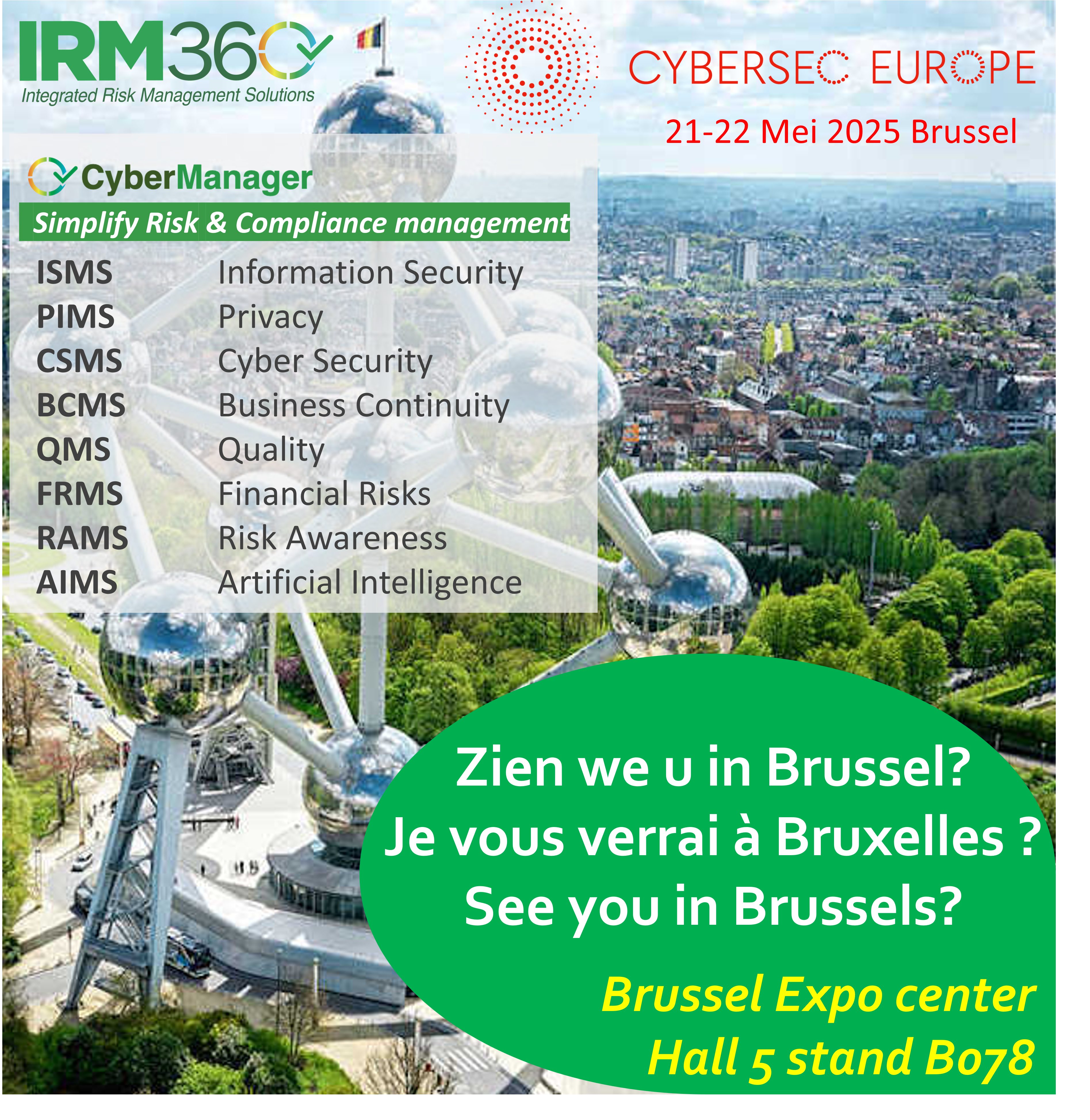 IRM360 Cybersec Brussel